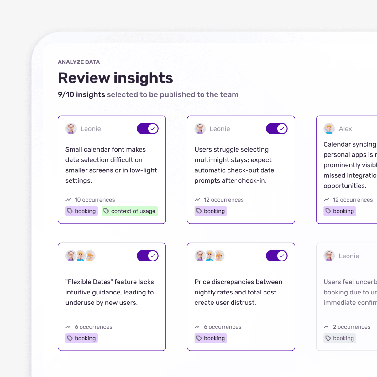 Puxxle — insight validation and review